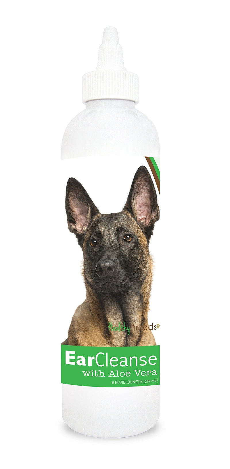 Healthy Breeds Belgian Malinois Ear Cleanse with Aloe Vera Cucumber Melon 8 oz