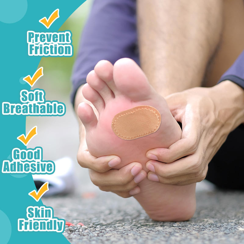 Funtery 60 Pcs Foot Callus Cushion Toe Cushions Pad Foot Protector Pads Corn Mat Patches Shoe Accessories for Women Men Fabric Feet Heel Toe Protector Pads - BeesActive Australia