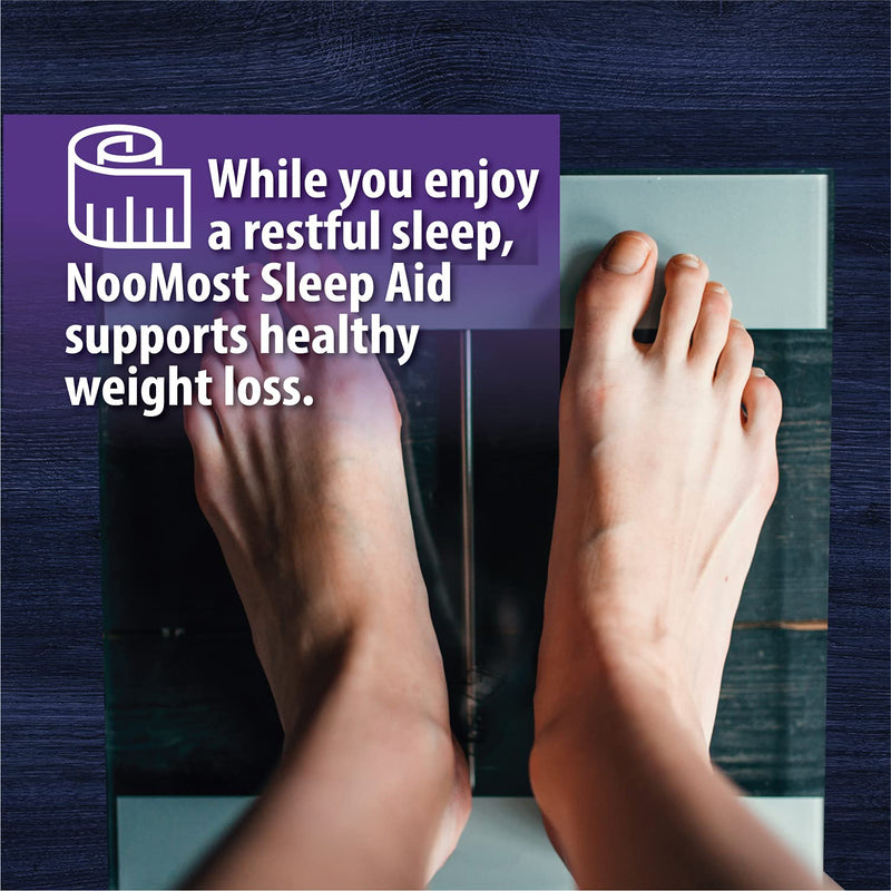 NooMost Natural Sleep Aid Supplements with Magnesium,L theanine & Garcinia | Sleep Pills for deep & Restful Sleep for Adults | Non-Habit-Forming | Helps Fall Asleep Fast Stay Asleep Longer | 60 Tabs
