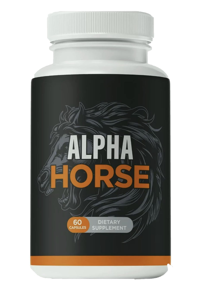 Alpha Horse Male Enhancement - Enhancement Capsules for Advanced Male Performance/All Natural 60 Capsules/Supplement Heaven