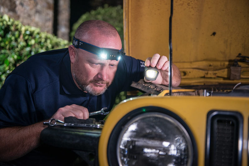 Police Security Flashlights - MORF Removable R230 3 in 1 Headlamp Magnetic Flashlight - Perfect for Mechanics, Emergency Preparedness, Outdoor, Water Proof, Drop Proof - BeesActive Australia