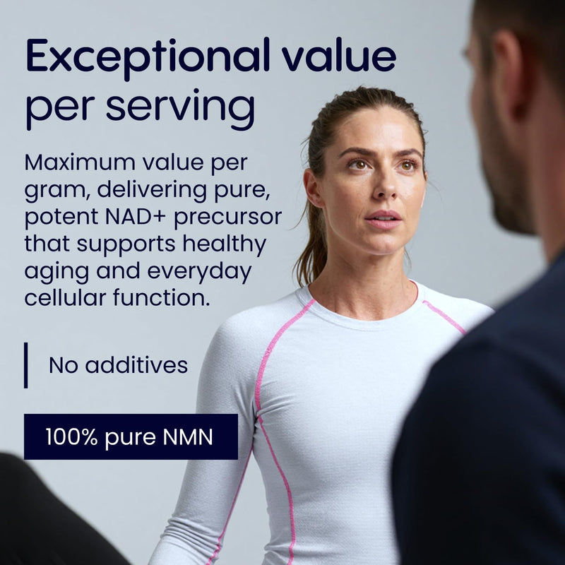 Simply Nature's Pledge Simply NMN Powder – 108g Fast Dissolve Nicotinamide Mononucleotide – 500mg Pure NMN NAD+ Booster – USA Manufactured & Third-Party Tested - The Renued Science of Longevity 3.81 Ounce (Pack of 1)