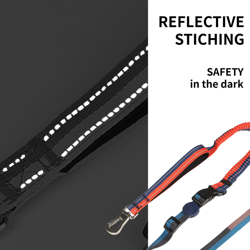 ‌EVERKING 6ft Hands-Free Dog Leash - 6-in-1 Adjustable with 360° Rotating Buckle, Night Reflective & Shock Absorbing for Large/Small Dogs (Up to 120lbs) (Dark Blue) Dark blue - BeesActive Australia