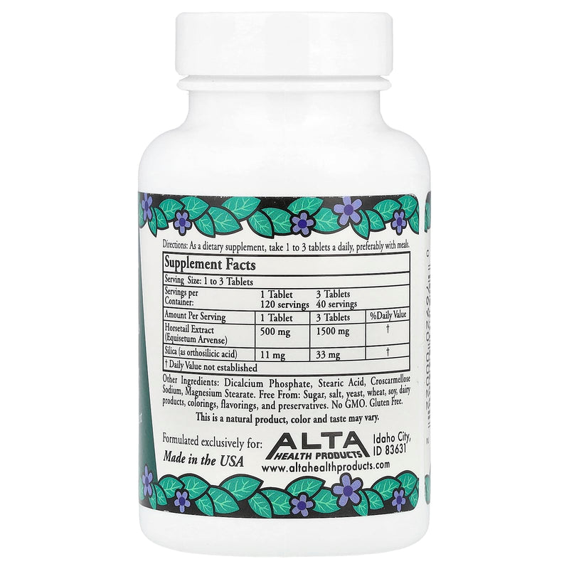 Products - Silica with Bioflavonoids, 500 mg, 120 Tablets - BeesActive Australia