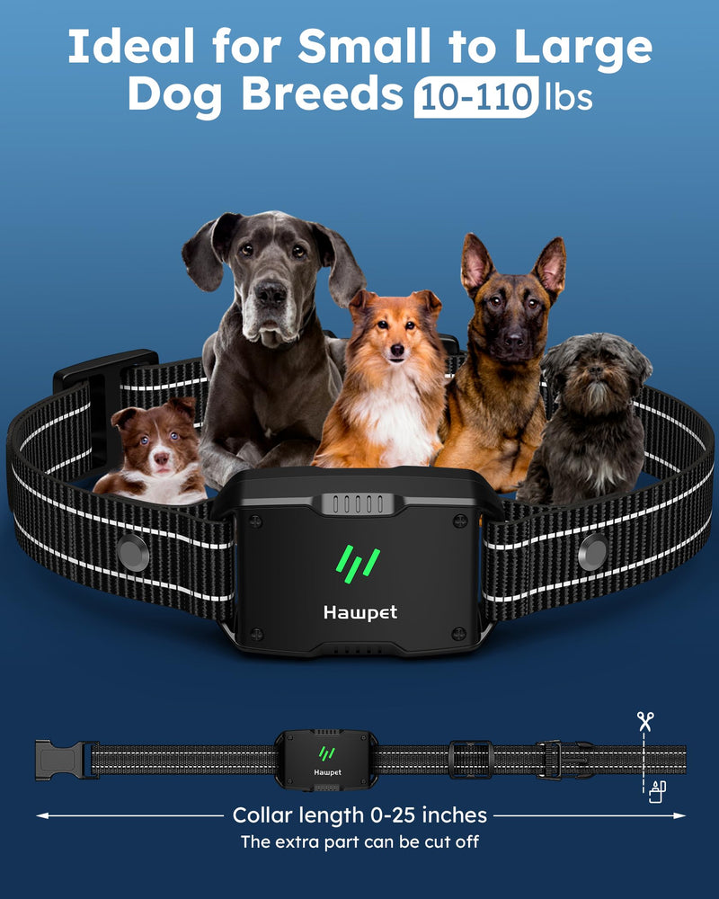 Dog Shock Collar with Remote Control - 4000FT Dog Training Collar IPX7 Waterproof Electric Collar with 4 Training Modes, Security Lock, Rechargeable e-Collar for All Breeds, Size Black - BeesActive Australia