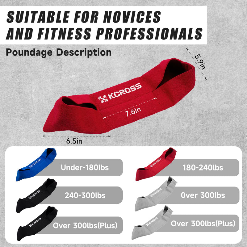 KCROSS Bench Press Band for Men and Women, Weight Lifting Bench Press Band, Push Up Exercise Bench Crimson Force（180-240lbs) - BeesActive Australia