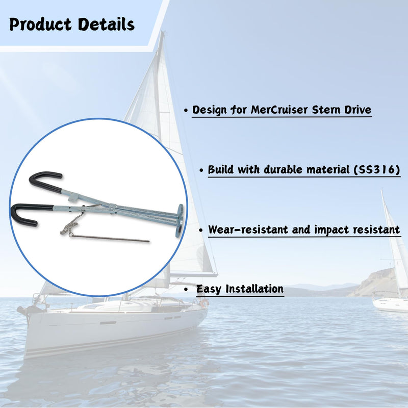 Boat Marine 8M0096108 Replace Mercruiser Exhaust Bellows Expander Install Tool for Alpha One 1 Gen 1 2 Bravo Drive 91-45497A1 Sierra 18-9847