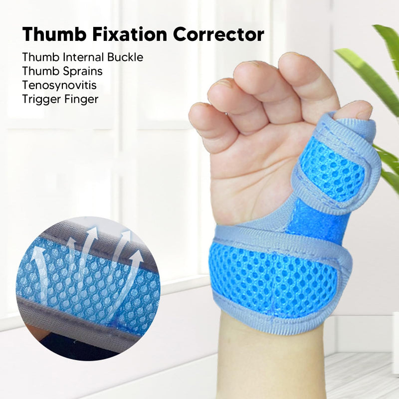 Semme Left Hand Thumb Splint for Kids, Thumb Wrist Stabilizer, Thumb Brace Corrector, with Finger Sleeve, Joint Correction Support Brace, (s) - BeesActive Australia