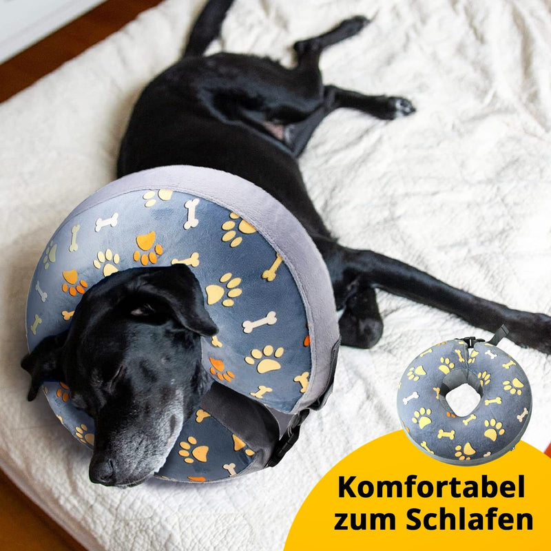 Neck collar for dogs and cats inflatable leak protection neck collar dog collar soft surgical collar M OMH_Dog collar_M - BeesActive Australia