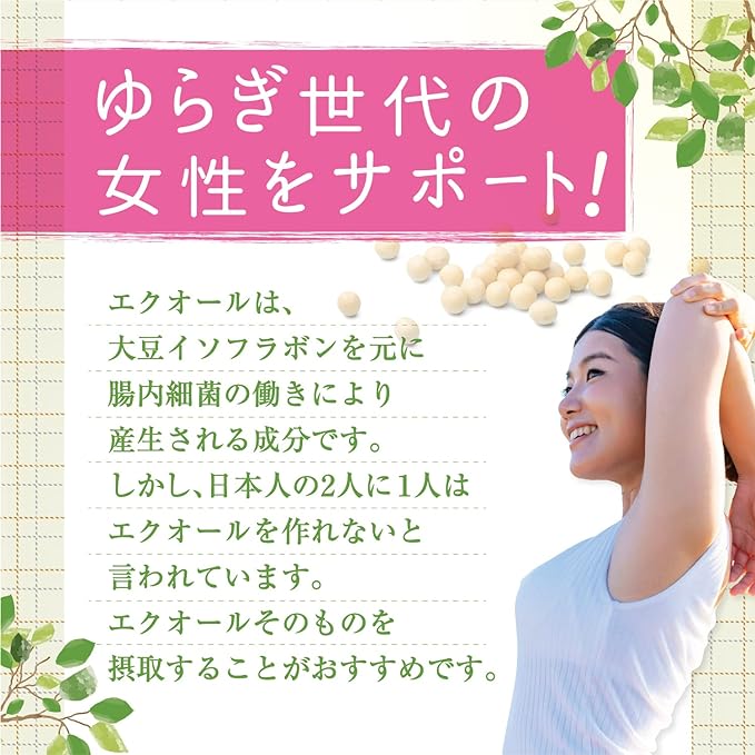 Orihiro Equol & Fermented Ginseng 90 grains Equol Soy Isoflavone Aglycone Ginseng 30 days supply - BeesActive Australia