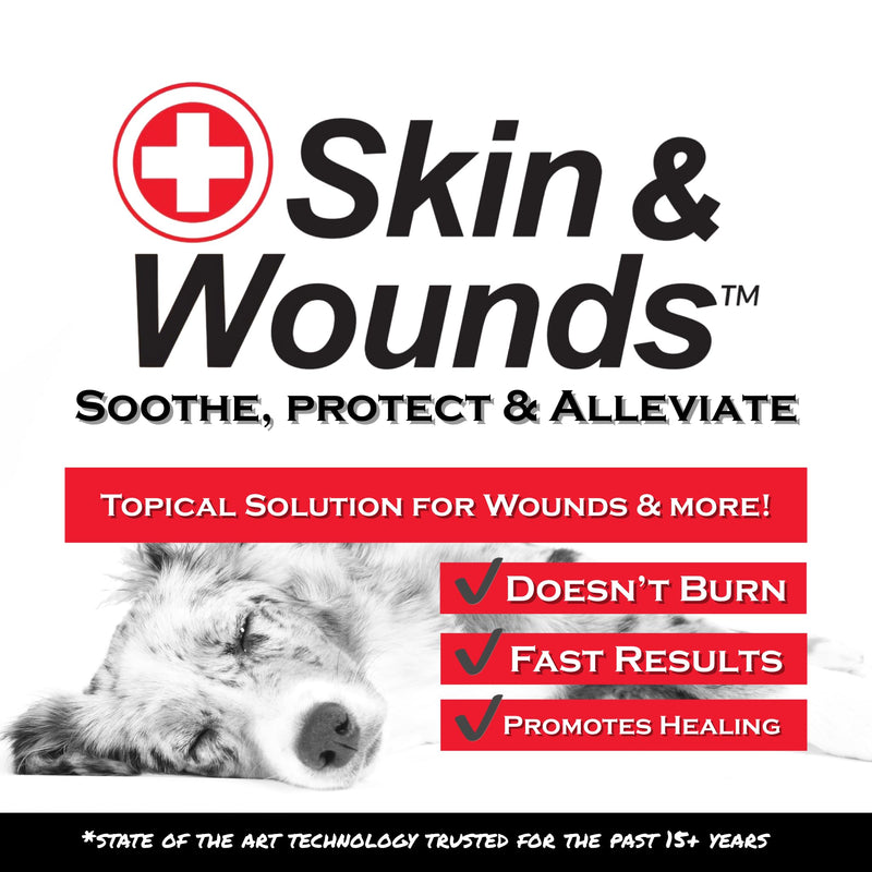 Show Out Skin & Wounds Spray for Dogs — Helps Control Dog Mange & Itchy Skin | Natural Relief for Hot Spots, Ringworm & Dermatitis | Gentle, Vet-Level Care (8 oz)