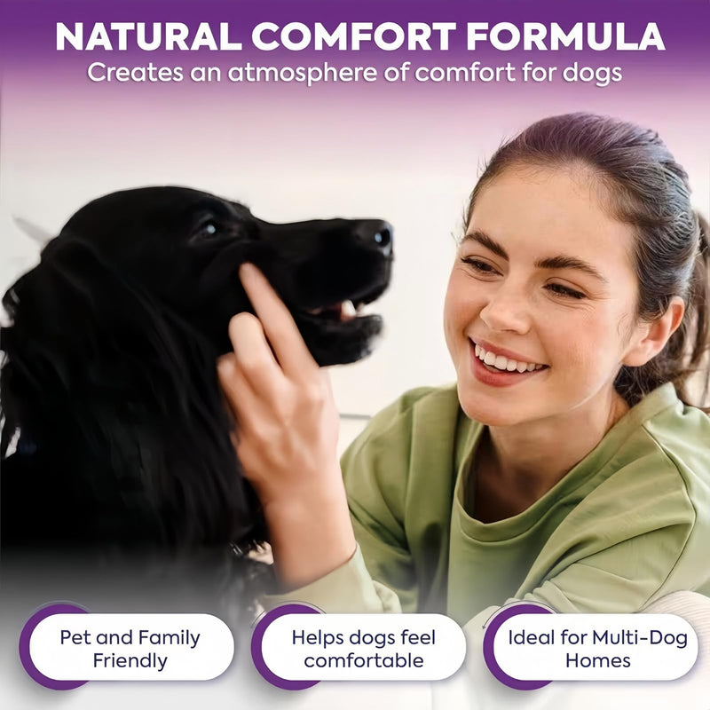 Dog Calming Plug in,Pet Diffuser,Dog Pheromone Diffusers Kit with A Diffuser & 4 Refills for Anxiety Relief,Calming Treats Alternative,Stop Stress and Scratching(Dog 1Pcs No Scent) m c