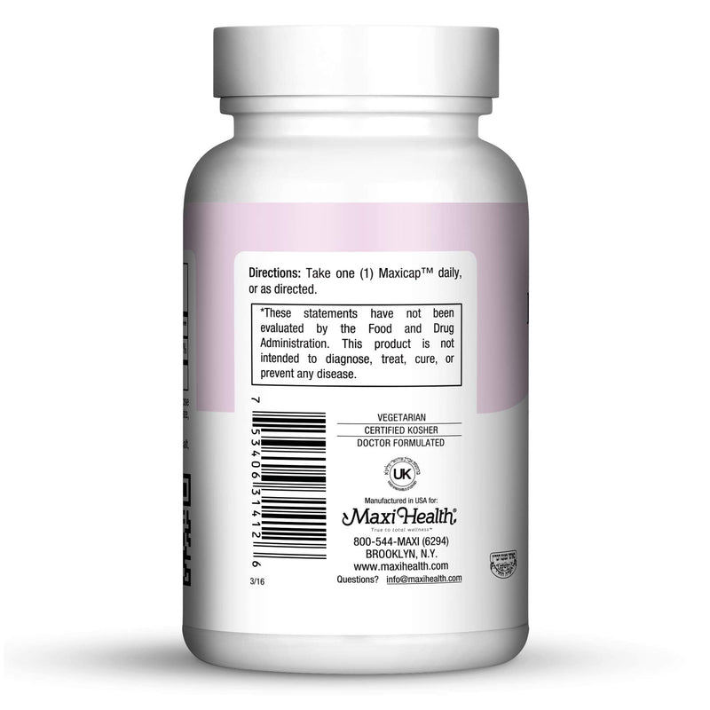 Maxi Health Biotin 5000 mcg – Hair Skin and Nails Vitamins for Women & Men – High Potency Vitamin B7 Supplement for Hair Growth, Strong Nails & Healthy Skin – Kosher, Doctor Formulated – 120 Capsules | Kosher | Biotin Vitamins with Hyaluronic Acid & Vi...