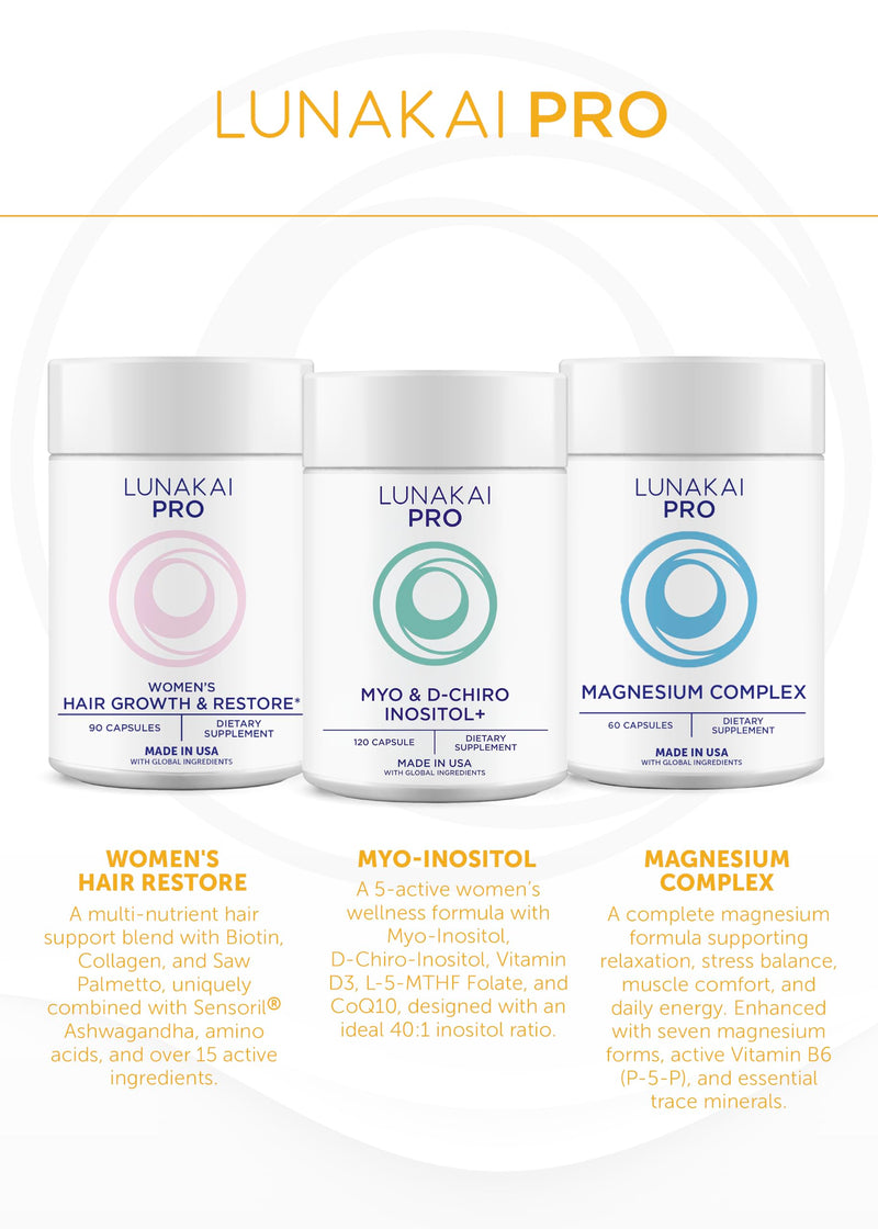Lunakai L Methyl Folate 15mg Plus B2, B6 & Methyl B12 - Active 5-MTHF Form | USA Made, High Potency L-MethylFolate Supplement - Daily Brain, Mood & Energy Support, Non-GMO MTHFR, 60 ct