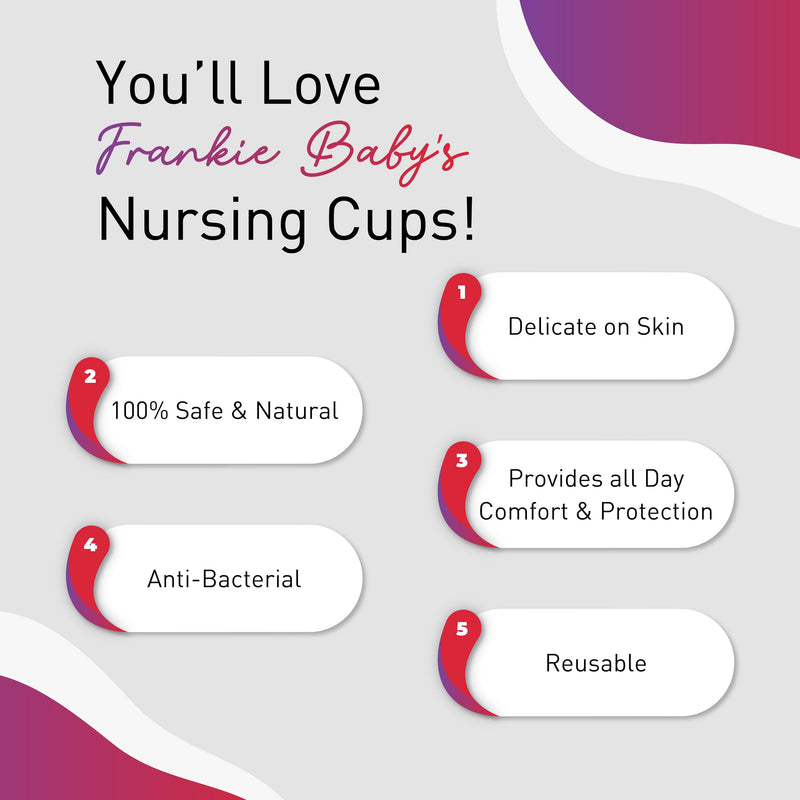 Silver Nursing Cups for Breastfeeding Newborn - Nipple Shields - Breast Shields for Nursing New Moms - Silver Nipple Covers Breastfeeding - Pack of 2 - Frankie Baby Regular - BeesActive Australia
