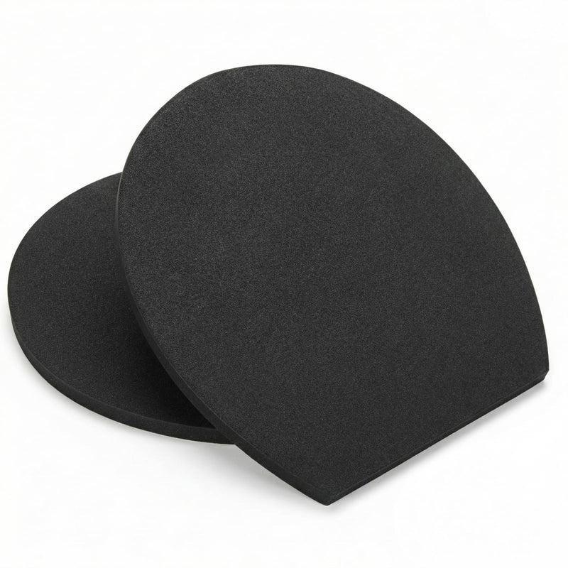 Horse Hoof Balance Pads Trim to Fit Boot Inserts Shock Absorbing Cushion for Asphalt & Rocky Terrain Supportive Pads for Sensitive Hooves & Barefoot Transition 6mm/12mm Thick Black 1 Pair 12mm