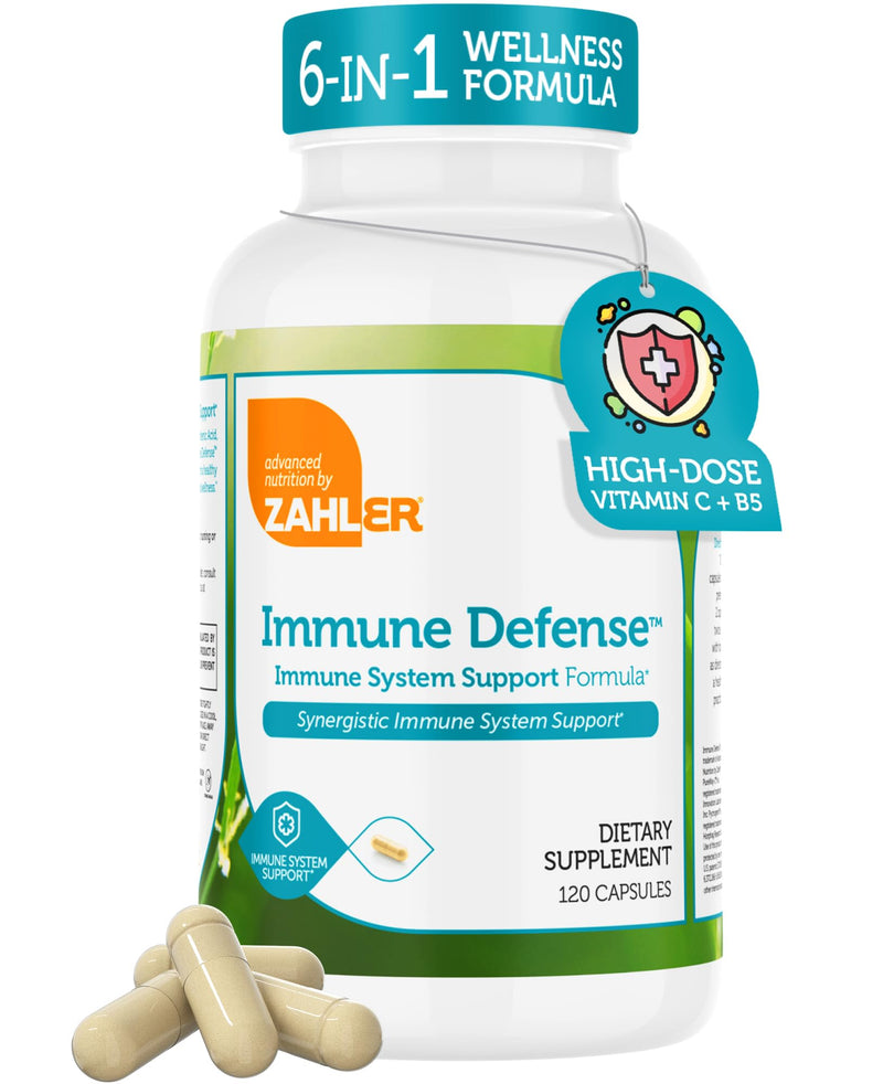 Zahler Immune Defense, Immune System Support, Certified Kosher, 120 Capsules