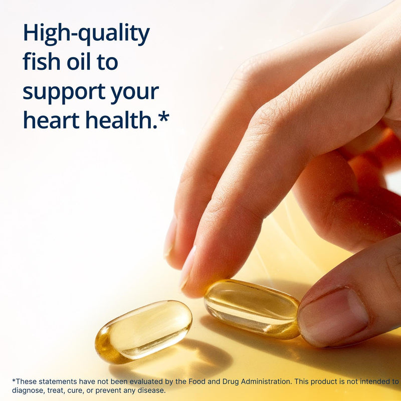 Metagenics OmegaGenics EPA-DHA 500 Fish Oil, 120 Softgels | High Potency, Supports Cardiovascular Health, Fish Oil EPA DHA, Purity and Quality Tested, Non-GMO and Gluten-Free Lemon 120 Count (Pack of 1)