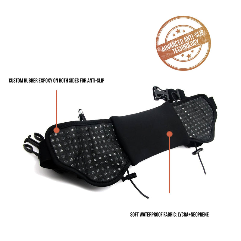 Premium Quality No Bounce Runners Hydration Belt With Reflectors, Smartphone Pocket & BPA free Water bottles Orange
