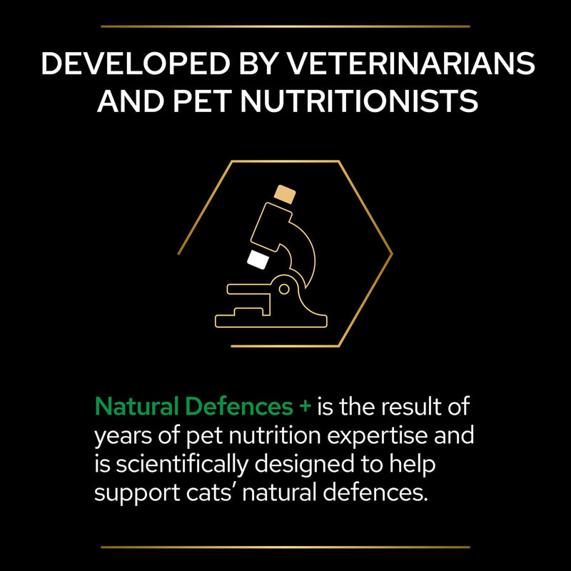PRO PLAN Cat Natural Defences Supplement | Immune health support, immune system, antibody production | with postbiotics | Adult and Senior cats | Powder 60 g