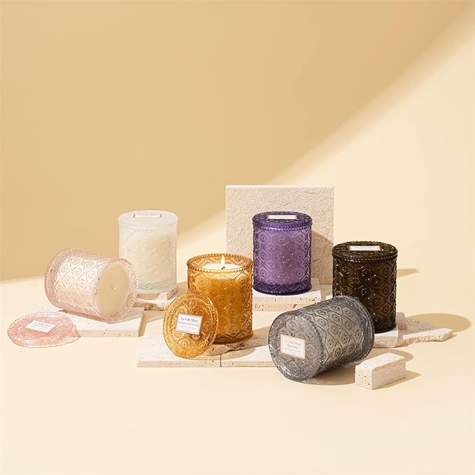 LA JOLIE MUSE Scented Candle Jar Candle Lavender Lilac 230g Burning Time About 55 Hours Home Fragrance Candle Gift -  Australia
