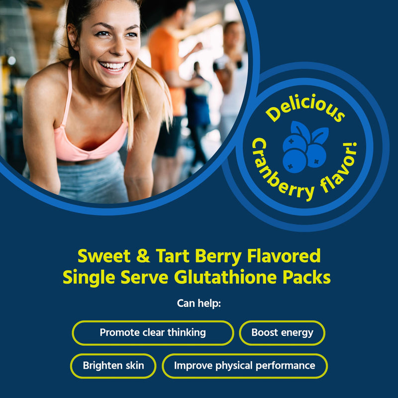 Core Med Science Liposomal Glutathione Supplement, Sweet & Tart Berry | Glutathione Drink Mix for Detox Support - Antioxidant Supplement for Energy, Brain Health, Skin & Liver Health - 30 Pack 10.14 Fl Oz (Pack of 1)