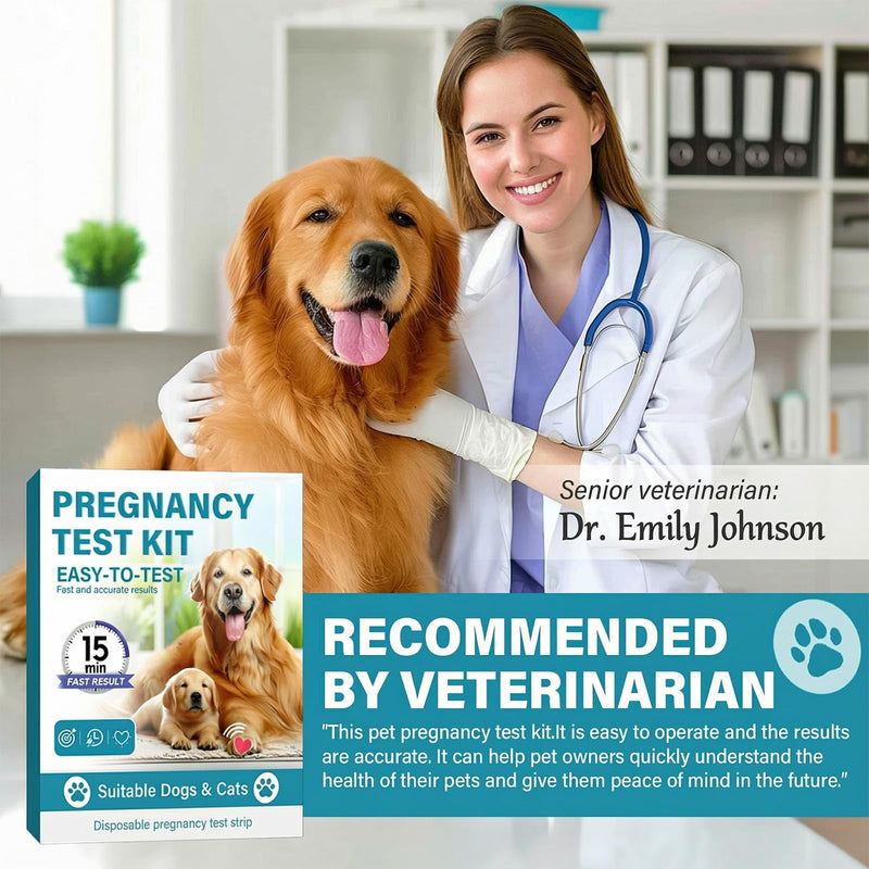 Dog Pregnancy Test Kit at Home - Accurate and Fast Dog Pregnancy Test, Convenient & Disposable Pregnancy Tests Strip (1PCS) 1 Count (Pack of 1)