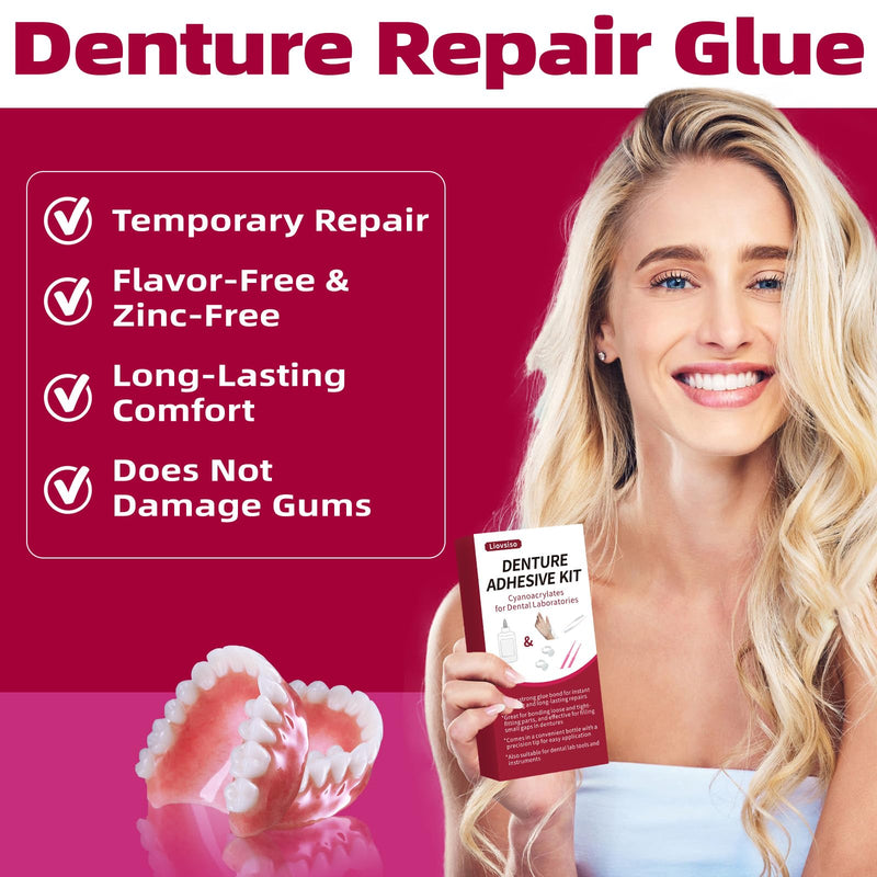 Dental Lab Instant Bonding Dental Glue (1oz), Repair Cracks & Secure Loose Teeth, Experience a Secure Bond That Lasts from Days to Weeks - BeesActive Australia