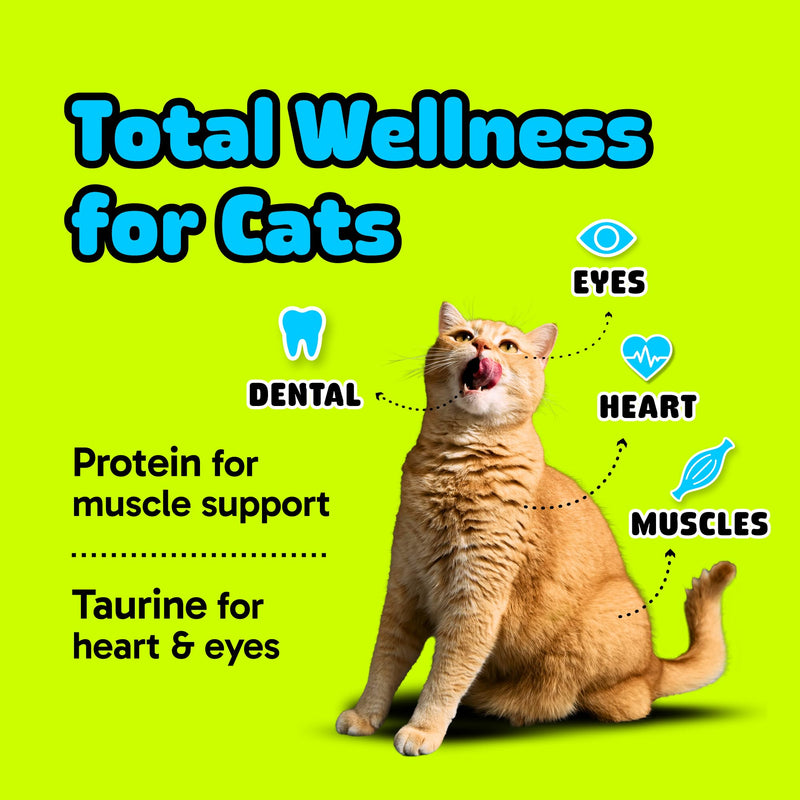 ARI'S PURRFECT Cat Dental Bites Soft Chews - Daily Dental Care for Healthy Teeth and Fresh Breath - Feline-First Formula Supports Oral Care with Two-Week Supply