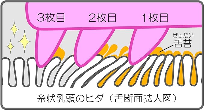 Noji Soft Tongue Cleaner "Tonguemo!" with Exclusive Case, Pink - BeesActive Australia