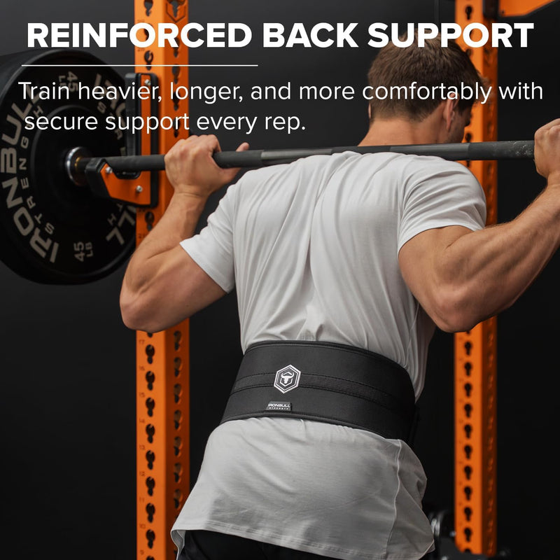 Hybrid Weight Lifting Belt – Heavy Duty Prong Support, Neoprene Interior, Tapered Powerlifting Design – Back Support for Squats, Deadlifts, & Strength Training – Stylish & Rigid Gym Belt for Men & Women Large - BeesActive Australia