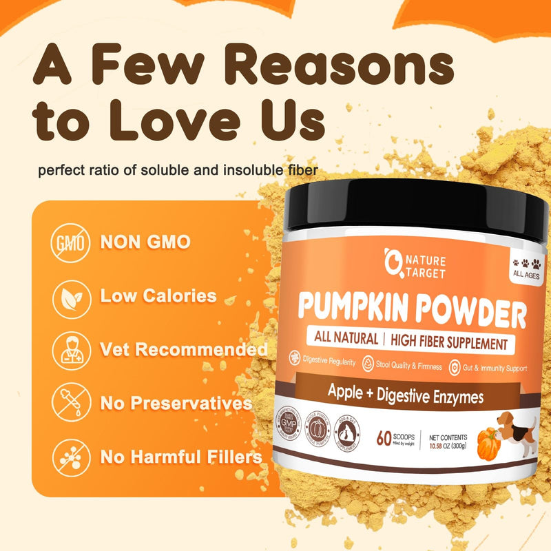 Probiotics for Dogs Soft Chews & Pumpkin Powder for Dogs