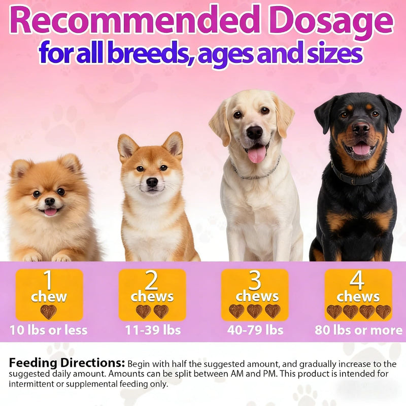 SALAN 24-in-1 Dog Multivitamin Soft Chews, 200 Count, with Glucosamine, Probiotics & Omega 3, Chicken Flavor