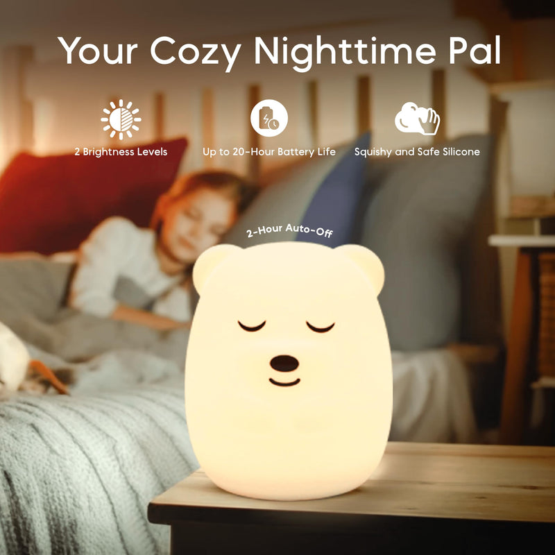 Breathing Pal 'Ted'- Mindfulness Breathing Light, Guided Visual Meditation Breathing Light, Anxiety Relief Items for ADHD/Calm Down Corner/Meditation/Sleep Aid for Adult&Kid Ted (Bear) - BeesActive Australia