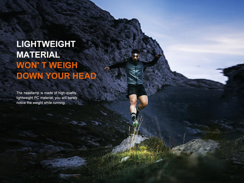 Fenix HL18R-T V2 USB Rechargeable 800 Lumen LED Jogging/Trail Running headlamp with EdisonBright USB Charging Cable Bundle - BeesActive Australia