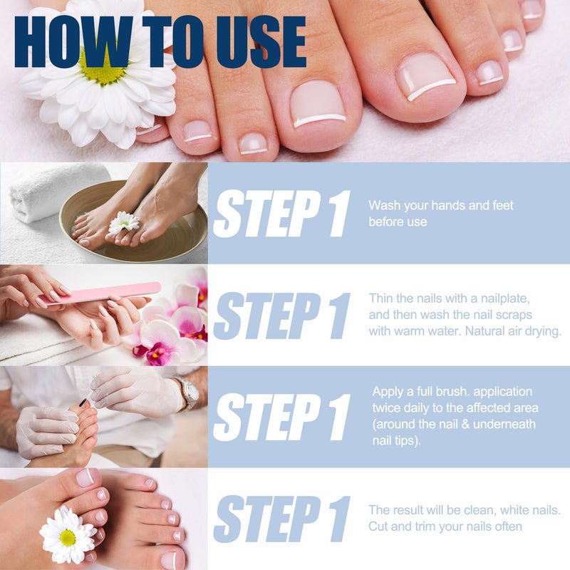 Toenail Fungus Treatment Extra Strength,Nail Fungus Treatment for Toenail,Fungus Nail Treatment Liquid 30ML and Fungal Nail Repair Cream.