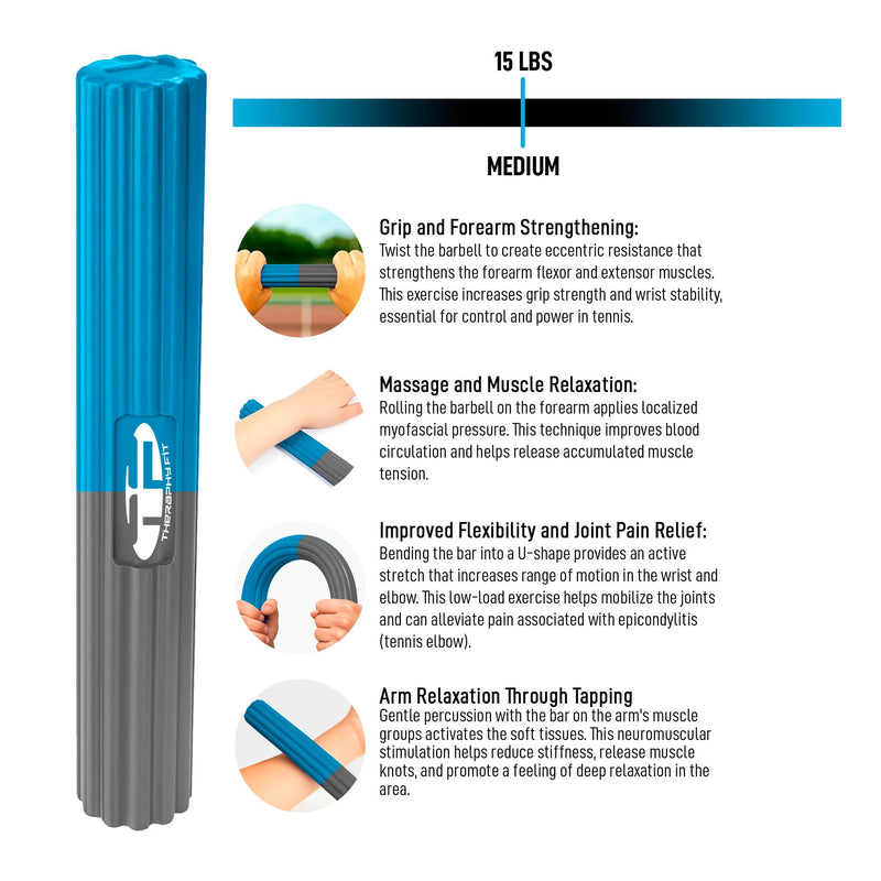 Flex bars for Physical Therapy – Wrist Strengthener & Finger Trainer for Tennis Elbow Relief – 3 Silicone Bars with Bag - BeesActive Australia