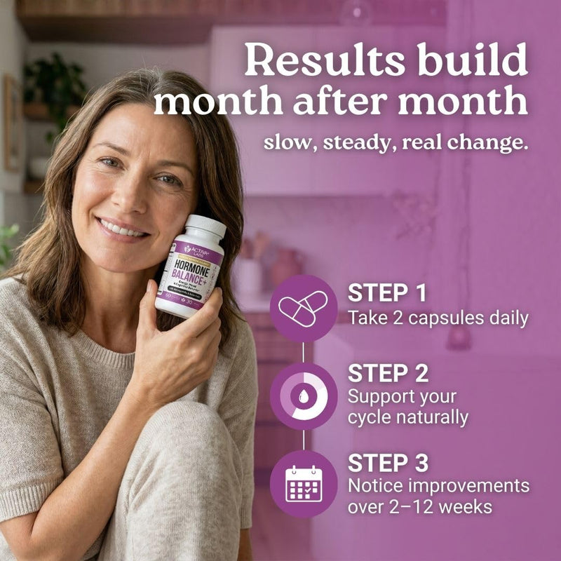 Hormone Balance Supplement for Women, Libido & Mood, Energy | Womens Hormone Balance Supplements, Focus & Cycle Comfort Support, Gluten, Soy & Lactose Free, 30 Day Supply 60 Count (Pack of 1)