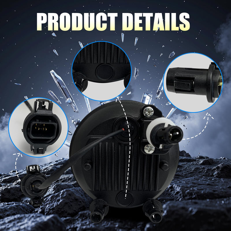LED Fog Lights Compatible with 2007-2014 Chevy Suburban Tahoe, 2007-2013 Avalanche Camaro, 2015-2016 Colorado Silverado, 2007-2016 GMC Acadia Yukon XL Sierra Denali- Left & Right Side 2007-2017 Silverado Suburban Tahoe-LED