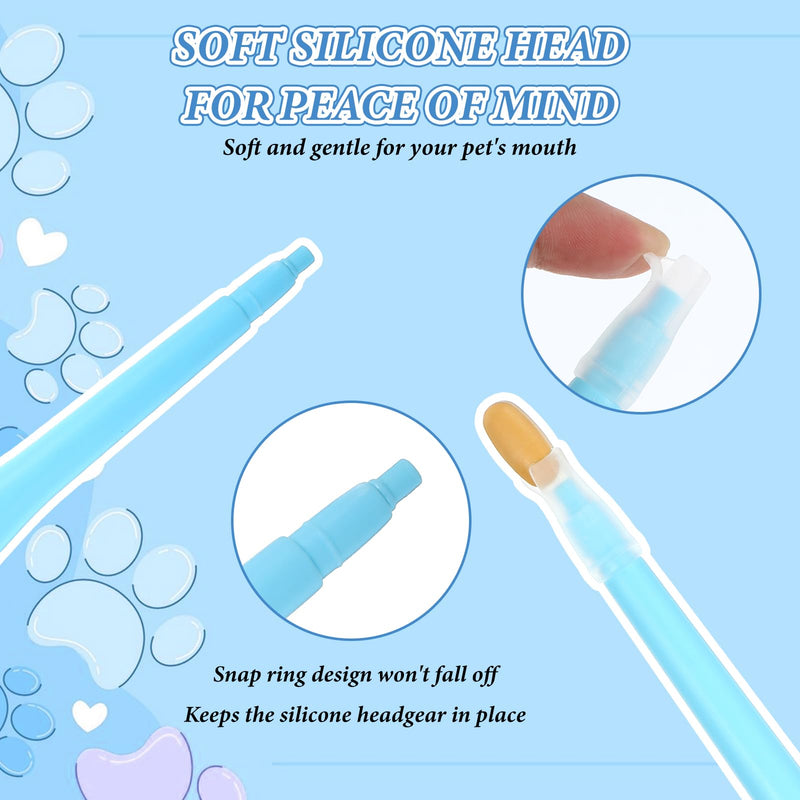Cat Pill Shooter, Pet Pill Shooter for Cat, Dog Pill Shooter, Cat Tablet Soft Tip Syringe Pet Medical Feeding Dispenser Tool for Small Animals(Blue) Blue - BeesActive Australia