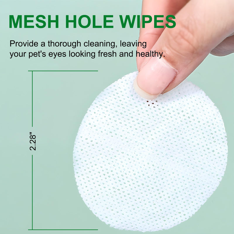 JSBNQRMZ Eye Care Finger Pads for Dogs, Pack of 150, Tear Stain Remover Balm for Pets, Mild Eye Cleaning without Irritation, Gentle, Herbal Eye Care for Dogs and Cats - BeesActive Australia