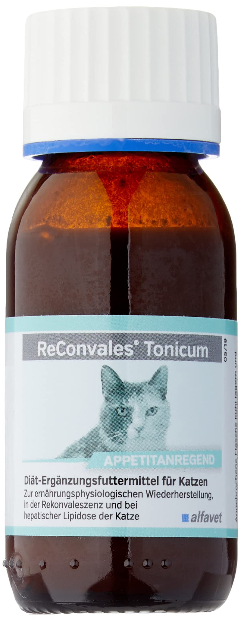 alfavet ReConvales Tonicum cat, 6 x 45ml, appetite-stimulating supplementary food for convalescence and underweight, 6 x 45ml - BeesActive Australia