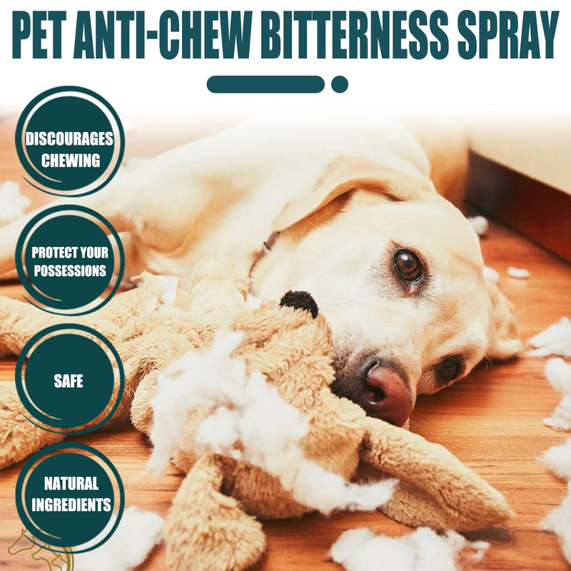 Bitter Apple Spray for Dogs to Stop Chewing, 50ML. No Chew Spray for Dogs. Effective Dog Deterrent Spray for Carpet Furniture. Anti Chew Spray for Dogs Indoor & Outdoor Use. Alcohol-Free & Non-Toxic. green - BeesActive Australia