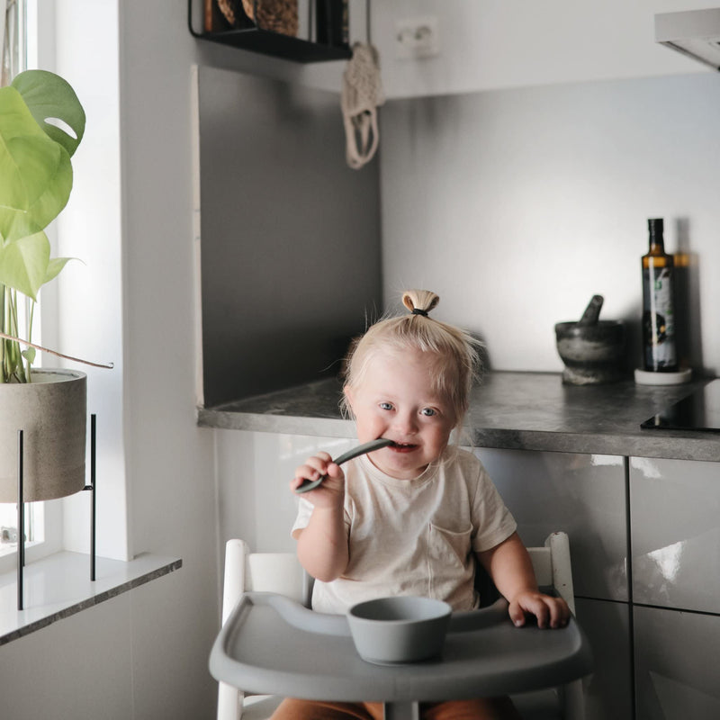 mushie Silicone Suction Bowl | BPA-Free Non-Slip Design (Ivory) Ivory - BeesActive Australia