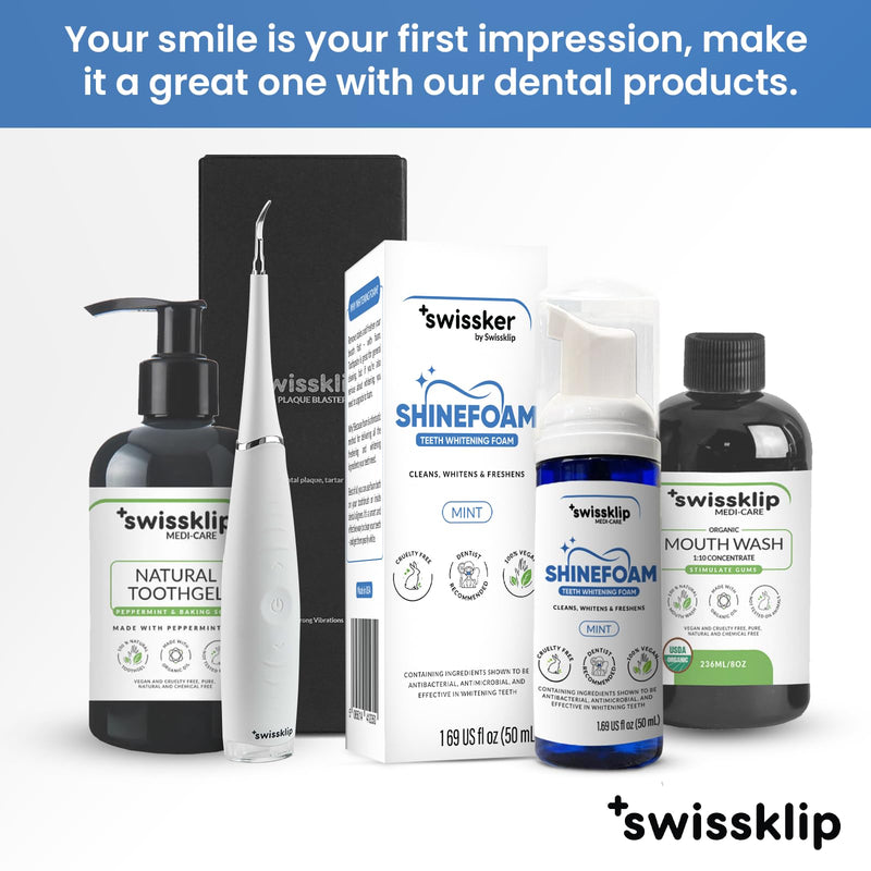 Swissklip Foam Toothpaste Also a Teeth Whitener in The Market I We Offer Best Teeth Whitening Products for Professional Teeth Whitening Kit I Best Teeth Whitener 4 U 1 - BeesActive Australia
