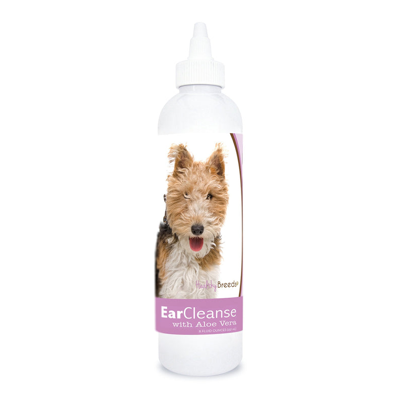 Healthy Breeds Wire Fox Terrier Ear Cleanse with Aloe Vera Sweet Pea and Vanilla 8 oz