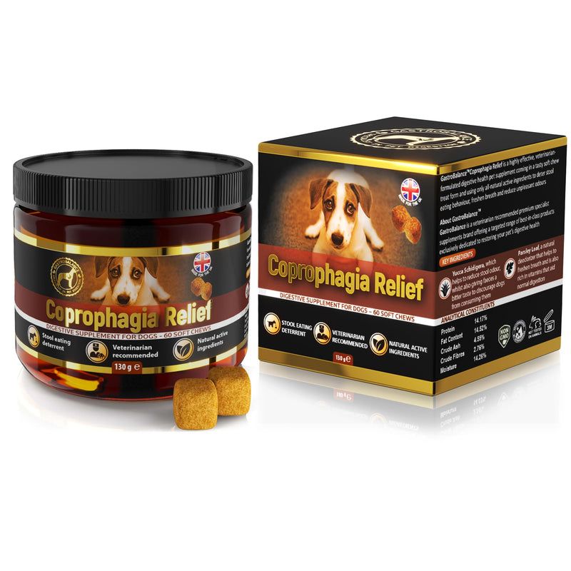 dog coprophagia relief – 100% natural ingredients coprophagia deterrent for dogs – 60 coprophagia soft chews to stop stool eating (Chicken) Chicken