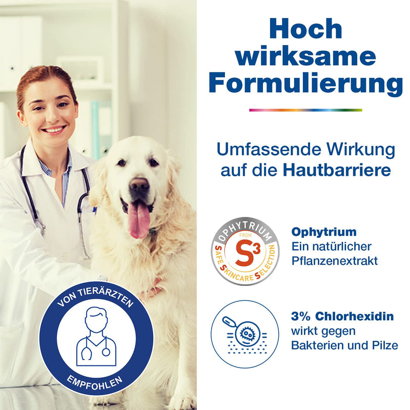 DOUXO S3 PYO Mousse for dogs | Care against bacteria and yeast fungi | cleansing and moisturizing | hypoallergenic fragrance | 150ml - BeesActive Australia