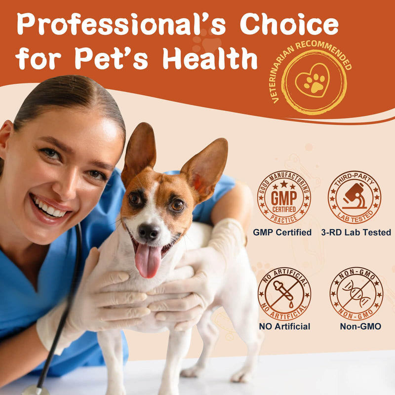 ZEBORA Probiotics for Dogs, Dog Probiotics, for Digestive Health, Plus Pumpkin and Fish Oil, for Gut & Itchy, 180 Soft Chews 180 Chews