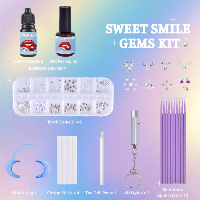 Loeland Tooth Gem Kit, DIY Crystals Jewelry Kit Teeth Gems Kit, Professional Fashionable Tooth Gems Kit for Teeth, Teeth Jewelry Starter kit - BeesActive Australia